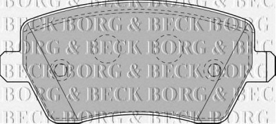 BORG & BECK bbp1807 -  Комплект тормозных колодок, дисковый тормоз